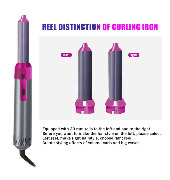 Hot Air Brush 5-in-1 Hair Styling and Drying Tool